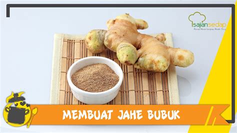 Cara Membuat Jahe Bubuk Tanpa Gula yang Mudah dan Sehat